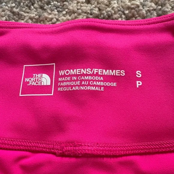 North Face Women's Pink Athletic Shorts EUC High Rise - Picture 5 of 5